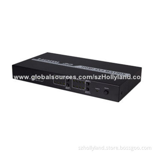 HDMI 4 x 4 Video Matrix with Internal Extenders